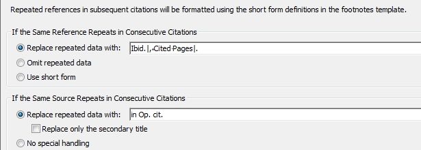 Manuscript formatting