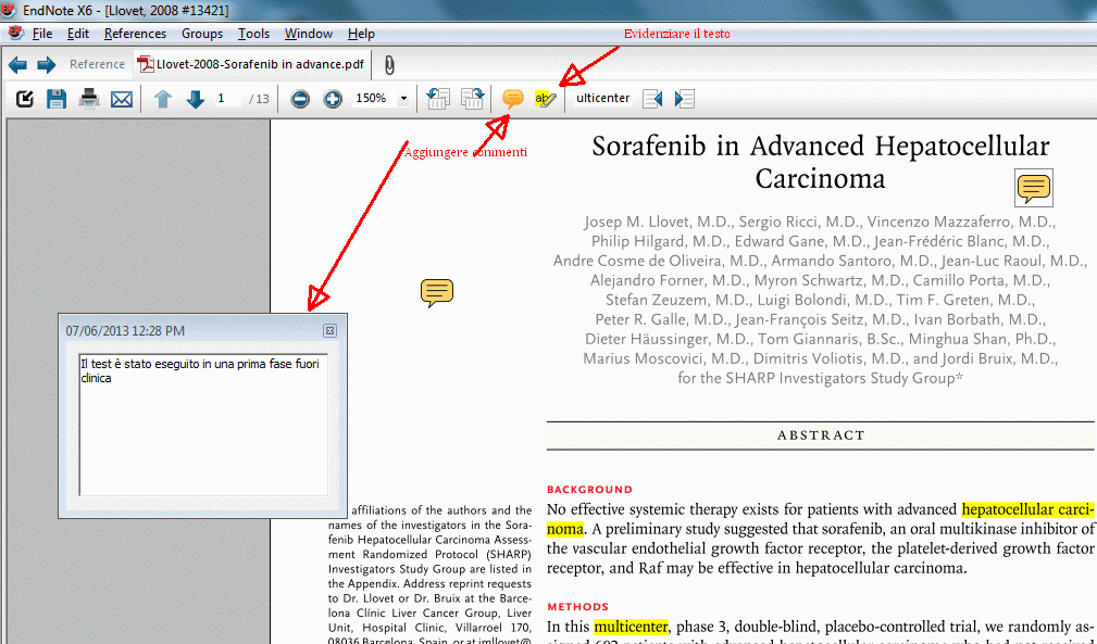 PDF visualizzazione, uso, annotazione (v. X6)